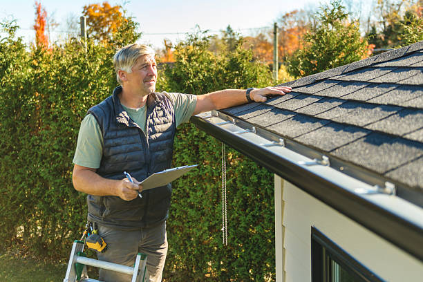 Professional Flat Roof Repair technician working in Birch Run, MI